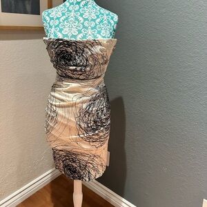 Rubber Ducky Productions, Inc. Strapless short dress. Indie, retro, artsy, rare